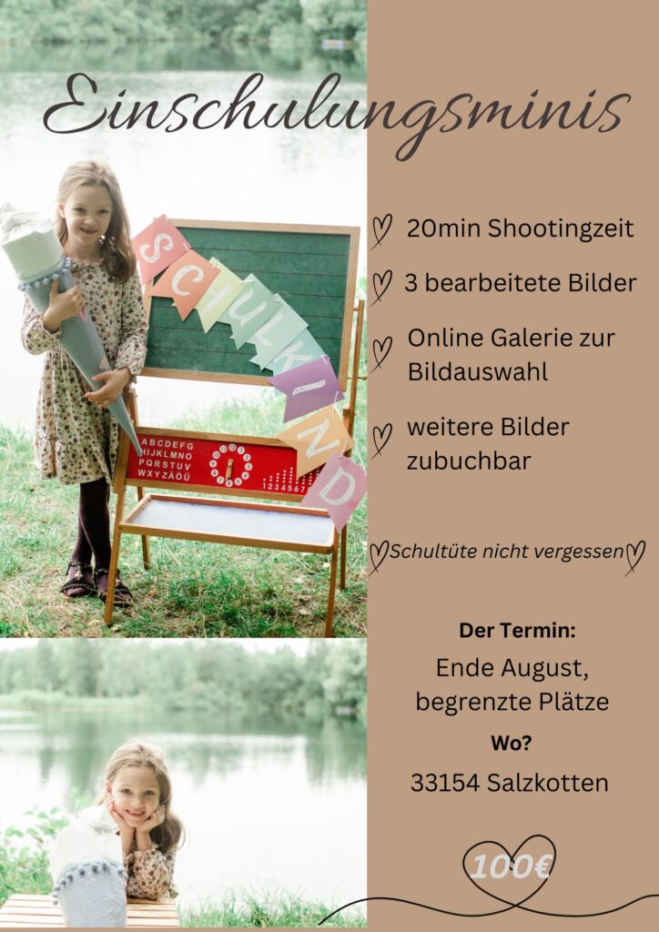 Einschulung Salzkotten- Fotografin Salzkotten